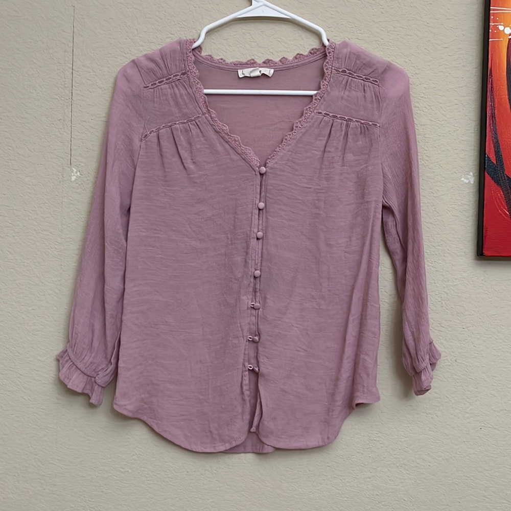 Pink blouse